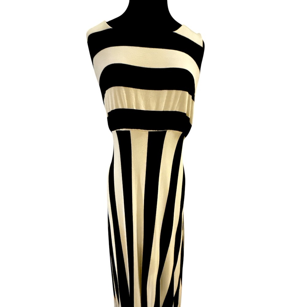 ✨Black & White Elegant Maxi Dress